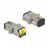Glasfaserkupplung DeLOCK 86889 SC Simplex Buchse auf SC Simplex Buchse Multimode beige