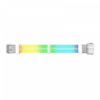 Gamemax | PSU-Verlängerungskabel | VGA/CPU 2x8PIN-B | Weiß