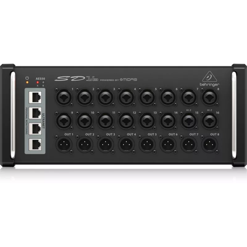 Stagebox Behringer SD16 Schwarz Metall