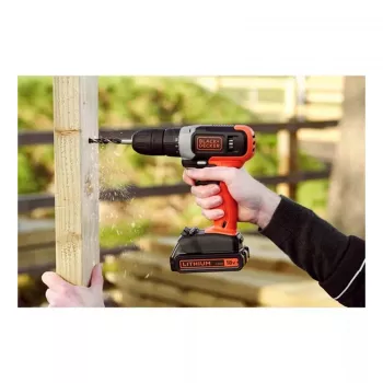 BLACK & DECKER | Akku-Bohrschrauber | BCD001C2-QW | 18 V | 2x1,5 Ah | Lithium