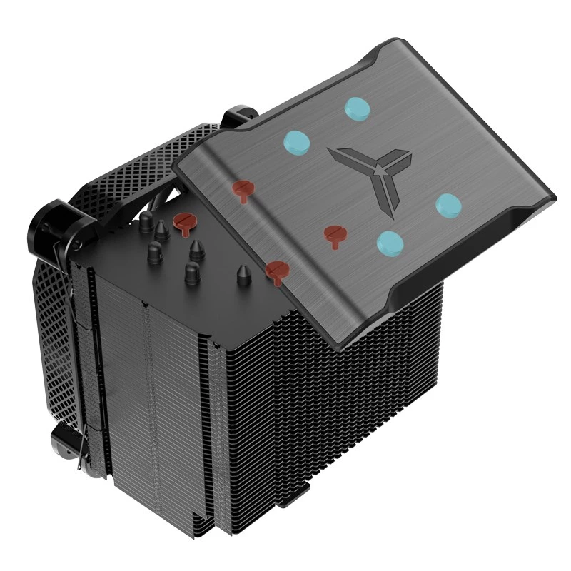 Jonsbo HX6250 Prozessor-Kühlkörper/Radiator 14 cm Schwarz 1 Stk.