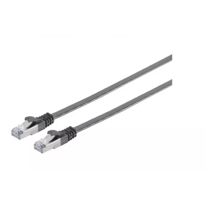 Netzwerkkabel Microconnect V-UTP6A02S-FLAT RJ-45 Cat6a 2m Schwarz