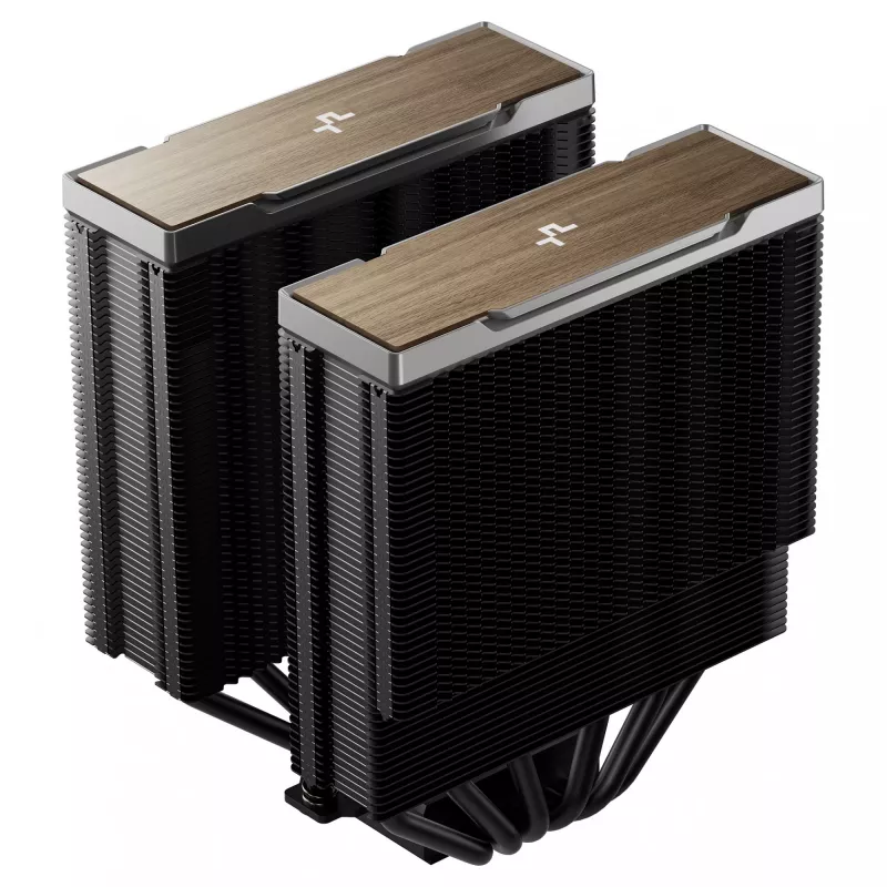 Luftkühler DeepCool AK620 G2, 120-mm-Lüfter, kompatibel mit LGA1700/1200/115x und AM4/AM5, schwarz, 144×127×159 mm