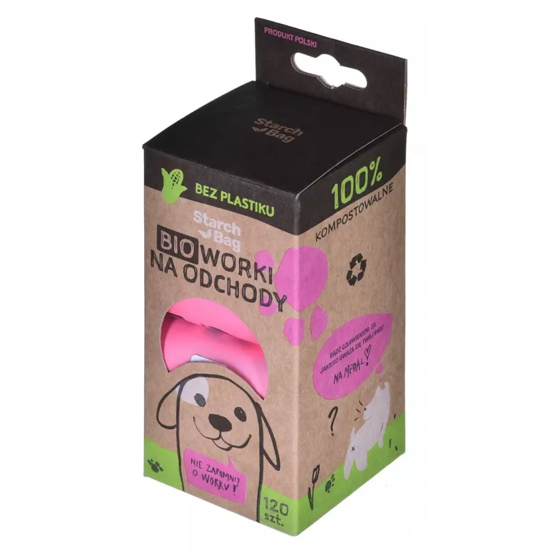 STARCH BAG - Hundekotbeutel - 8 x 15