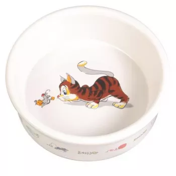 Porzellan-Futternapf Trixie für Katzen 0,2 l (200 ml), Ø 11 cm, weiß