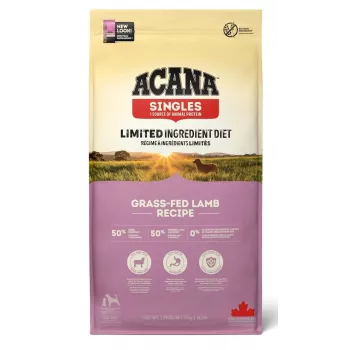 ACANA Singles Grasgefüttertes Lamm - Trockenfutter für Hunde - 17 kg