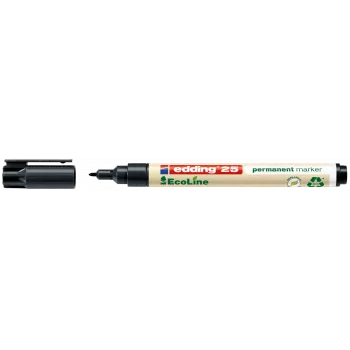 Permanentmarker Edding E25 EcoLine Rundspitze Schwarz