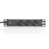 Aluminium-Steckdosenleiste Digitus DN-95411 3 Sicherheitssteckdosen 2 m