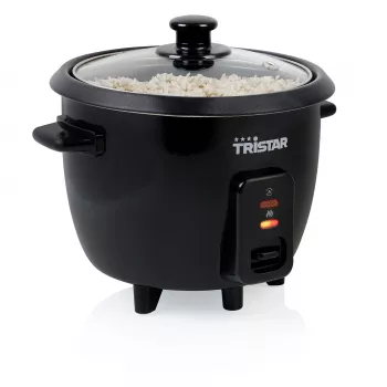 Reiskocher Tristar RK-6141, 0,6 L Kapazität, 300 W, schwarz, Tastenbedienung