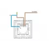 Einzeltouch-Schalter Spring Modell 0 Glas schwarz