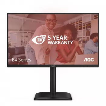 AOC 24E4U Computer-Monitor 60,5 cm (23,8 Zoll) 1920 x 1080 Pixel Full HD LED Schwarz