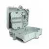 DeLOCK Glasfaser-Verteilerbox 24 Ports IP65 wasserdicht Grau