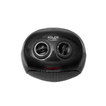 Adler AD 7702 Ventilator-Elektroheizgerät Innenbereich Edelstahl 1500 W