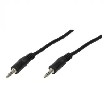 Audiokabel 3,5 mm LogiLink CA1049 1 m Schwarz