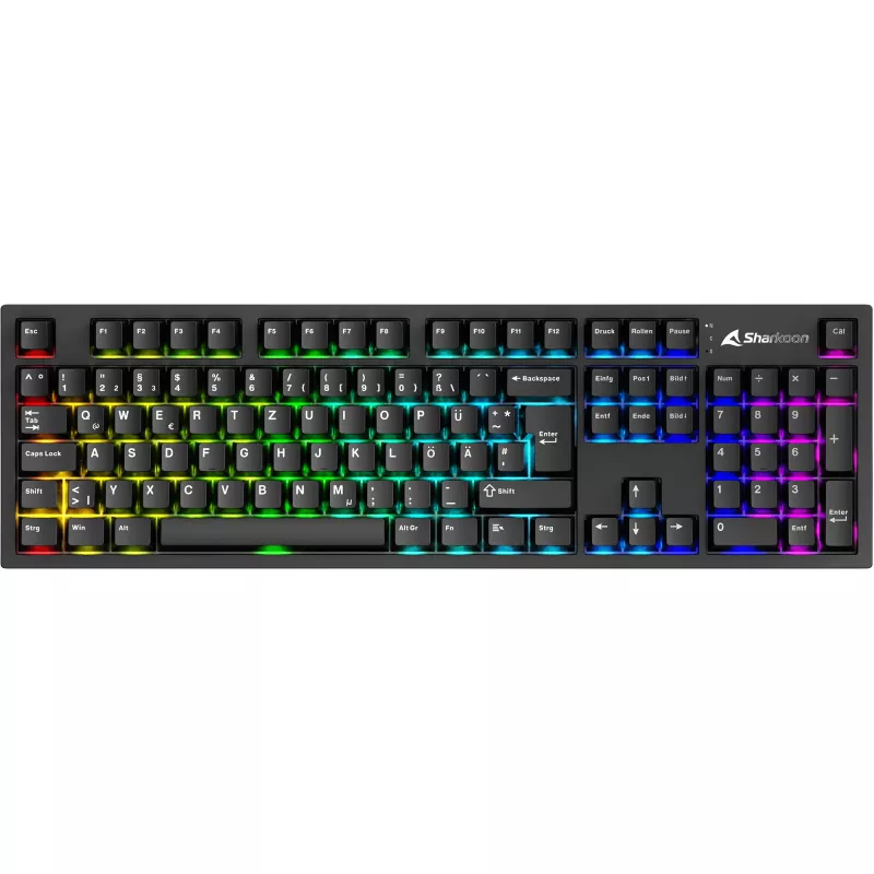 Mechanische Tastatur Sharkoon OfficePal KB70W — lineare Schalter, Tenkeyless-Layout