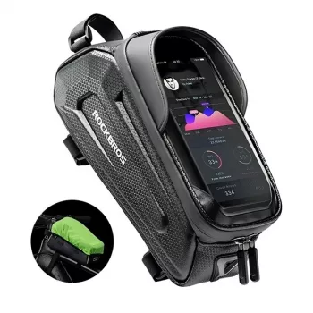 Rockbros B68 Fahrradrahmentasche Handytasche 1,7 l Schwarz
