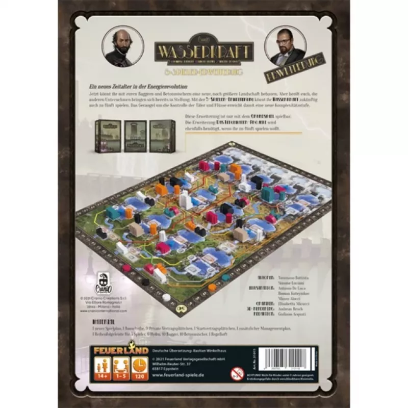 Wasserkraft: 5 Players Expansion, Board Game Expansion