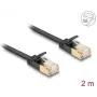 Netzwerkkabel DeLOCK RJ45 Cat.6A Stecker auf Stecker U/FTP 2m schwarz
