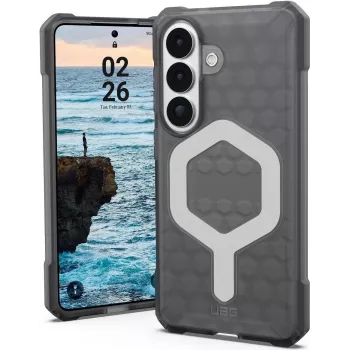 UAG Urban Armor Gear Essential Armor Case mit Magnetmodul | Samsung Galaxy S26 | Aschgrau (grau transparent) | 214534113131 (214534113131)