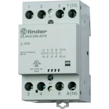Finder Installationsschütz 22.44.0.230.4310 4 Schließer (30/110/220 V) 40/4/1,2 A (22.44.0.230.4310)
