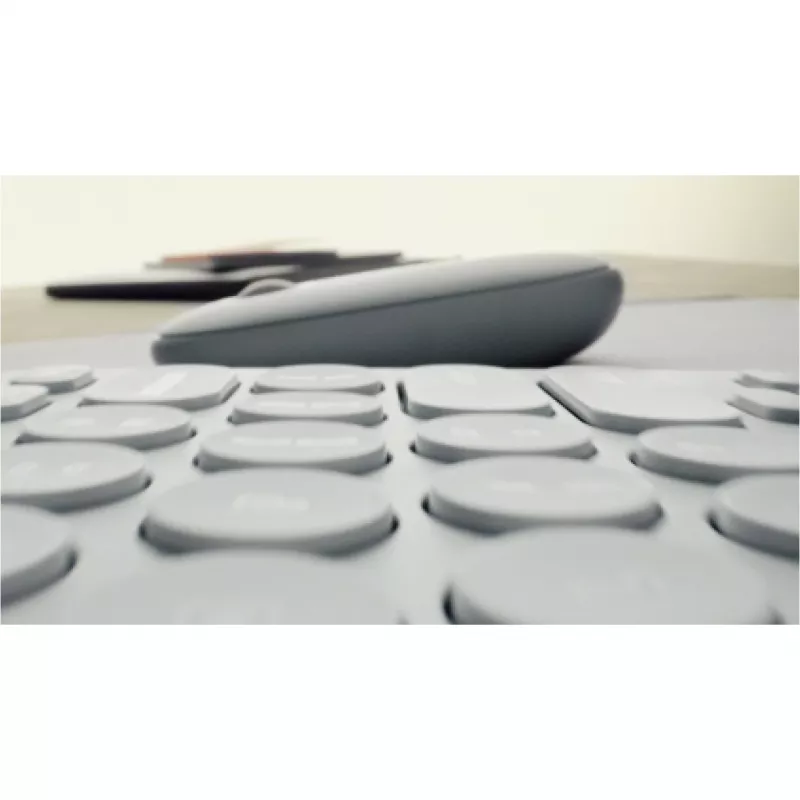 Logitech Pebble Keys 2 K380s - Tastatur - Kabellos - Bluetooth LE - QWERTZ - Deutsch - Tonal Graphite (920-011795)