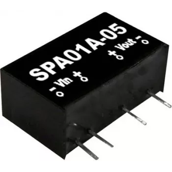 Power adapter/inverter Mean Well SPA01B-12, input 18–36 V, output 12 V, 1 W