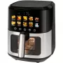 Heißluftfritteuse ProfiCook PC-FR 1286 H — 6,5 l, 1700 W, Edelstahlfront, schwarz