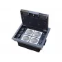 Unterflurdose Alantec PP004 tiefenverstellbar für Technikboden 45×45 mm