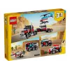 LEGO Creator 2-in-1 Pritschenwagen mit Hubschrauber Set 31146, umbaubares Modell für Kinder
