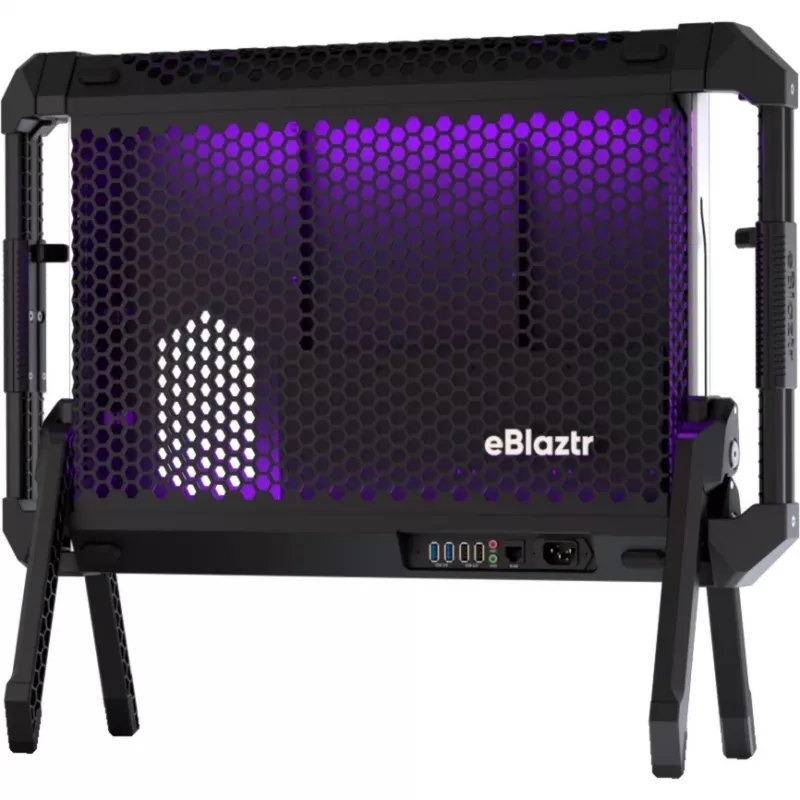 Eblaztr Tragbares PC-Gehäuse - Schwarz - PC-Gehäuse - Mini Tower - Schwarz