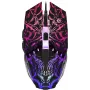 Gaming-Maus DEFENDER GM-670L Beidhändig optisch, 2400 DPI, 5 Tasten, kabelgebunden, schwarz, RGB