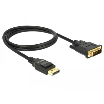 Video-Kabel-Adapter DeLOCK 85312 1m DisplayPort auf DVI-D Schwarz