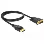 Video-Kabel-Adapter DeLOCK 85312 1m DisplayPort auf DVI-D Schwarz