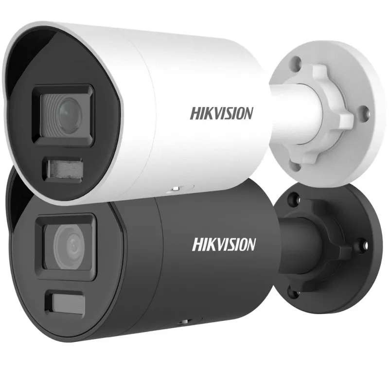IP-Sicherheitskamera Hikvision Pro Series 6 MP Darkfighter feste Mini-Bullet, 6 MP, 1/2,4-Zoll-CMOS, 114,8°×60° Sichtfeld, 30 fps, kabelgebunden, innen/außen, Decke/Wand, schwarz