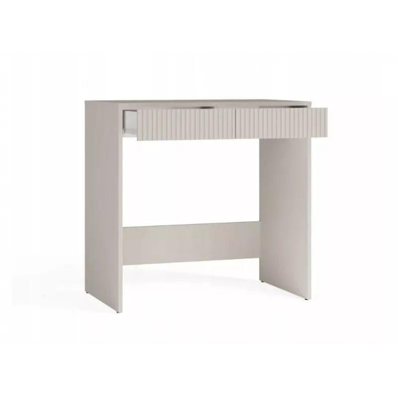 Desk top e shop MARINA 2S schlank KASZMIR — kompakter Schreibtisch mit 2 Schubladen, schmales Profil
