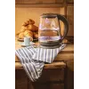 Adler | Wasserkocher | AD 1286 | Standard | 2200 W | 2 L | Kunststoff/Glas | 360° drehbare Basis | Grau/Transparent