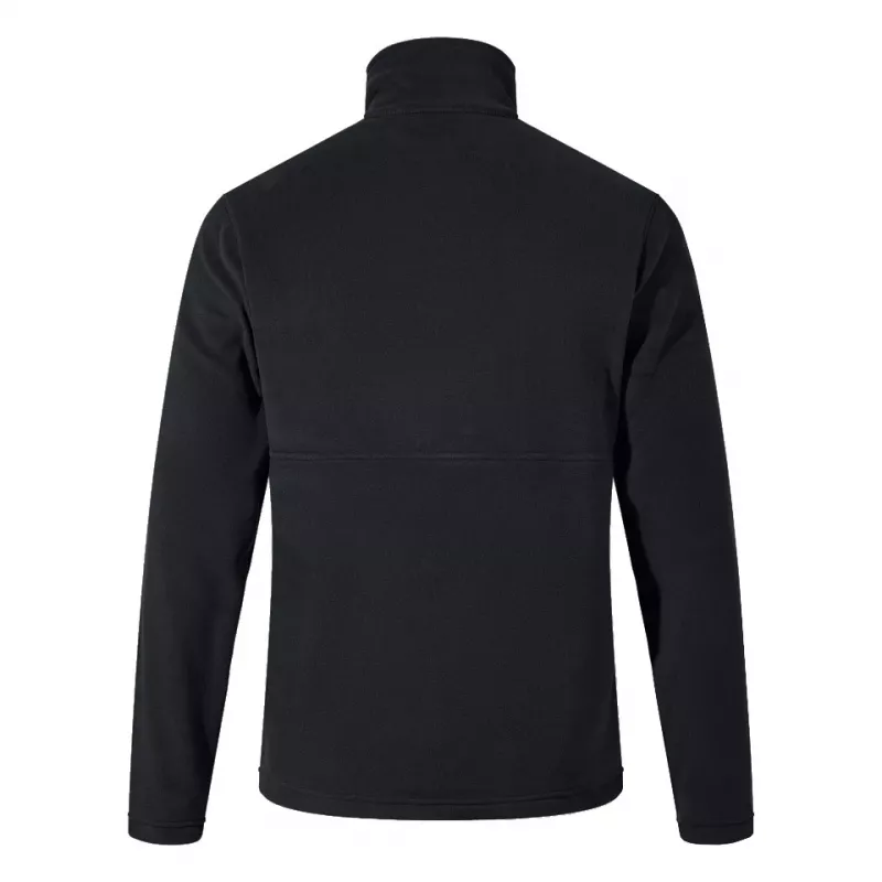 BERGHAUS Prism Half Zip Polartec® Fleece – Herren-Fleece-Sweatshirt, Größe L (Schwarz)