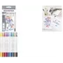 EBERHARD FABER Duo Fineliner Farben sortiert 0,4 mm, 10 Stück (551510)