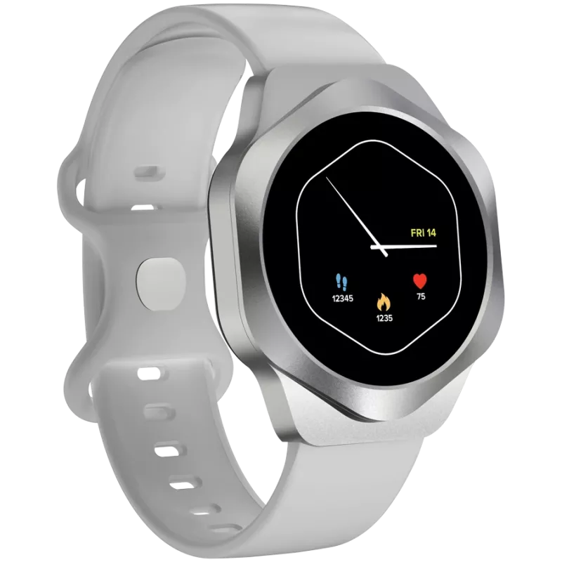 Smart Watch CANYON Hexagon 88 BT-CALL Silber