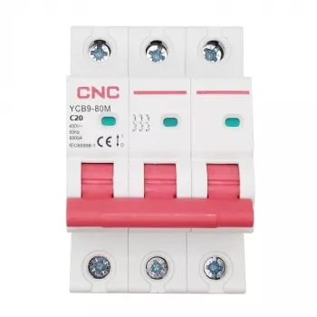 Leitungsschutzschalter HiSmart NV821532 3-polig 20 A C-Charakteristik (Miniatur)