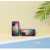 Schutzhülle iKins für Samsung Galaxy Note 20 – Wasserblumen-Motiv schwarz