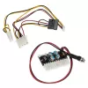 Akasa AK-PE080-03 Netzteil Indoor 80 W Schwarz, Blau, Rot, Weiß, Gelb