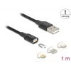 USB-Kabel DeLOCK 88165 1 m USB A Schwarz