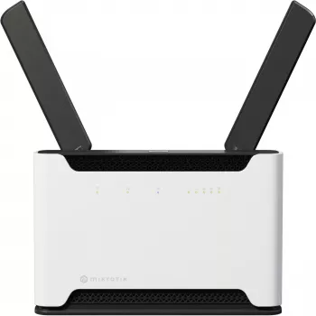 MikroTik Chateau LTE18 AX - Wireless-Router - 5-Port-Switch - GigE, 2,5 GigE - Wi-Fi 5, Wi-Fi 6 - Dual-Band (S53UG+5HAXD2HAXD-TC&EG18-EA)