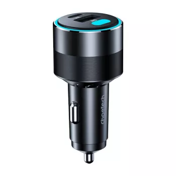Choetech TC0011 Auto-Ladegerät 130W 2x USB C 1x USB A (schwarz)