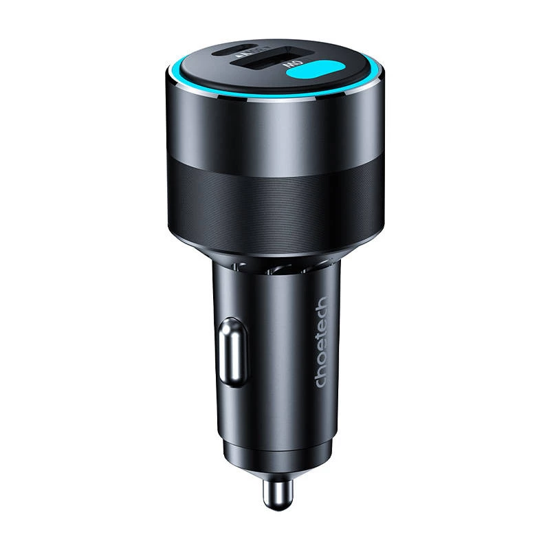 Choetech TC0011 Auto-Ladegerät 130W 2x USB C 1x USB A (schwarz)