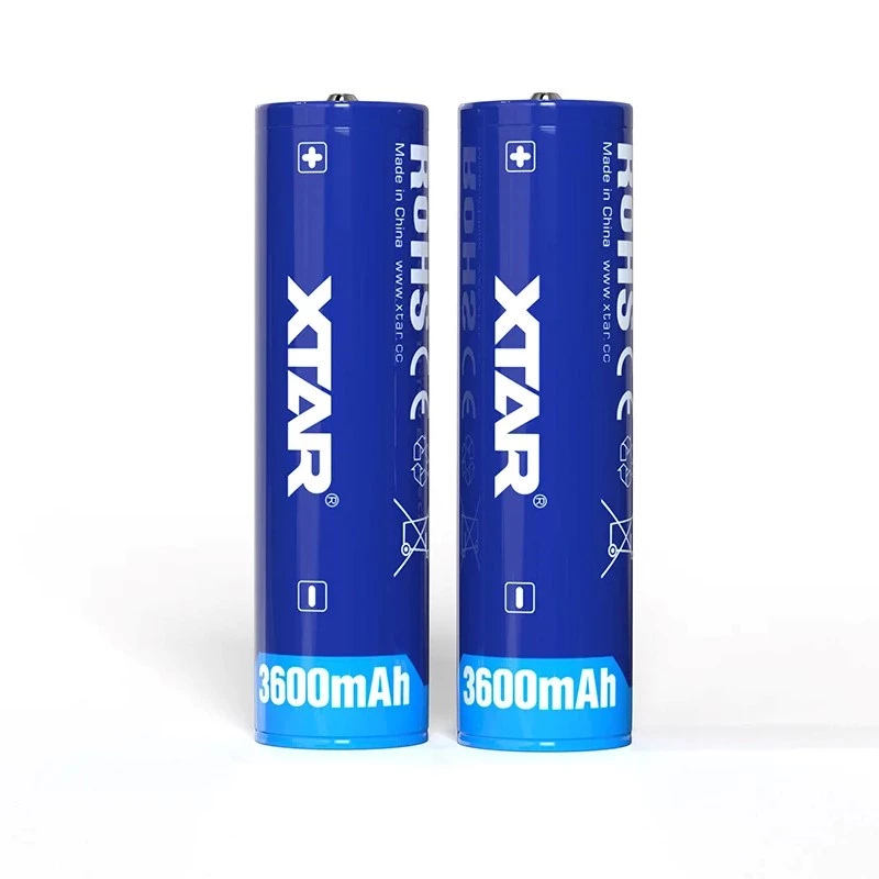Wiederaufladbarer Li-Ion-Akku XTAR BAT0669 18650 3,6 V 3600 mAh, Ø 18,5×68,8 mm