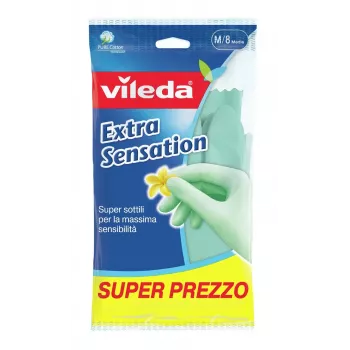 Handschuhe Vileda Extra Sensation M