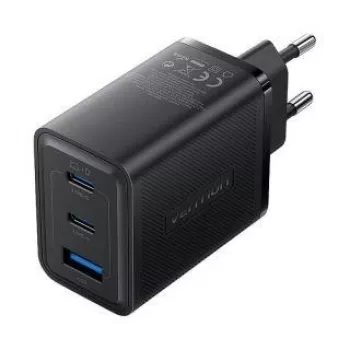 Wandladegerät Vention FERB0-EU 65W, 3 USB-Anschlüsse (USB-A/USB-C)