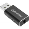Interner USB-Typ-A-auf-3,5-mm-DAC-Adapter Sharkoon DAC Pro S — 2 V Ausgang, schwarz, kompakt (42 × 17,3 × 9,7 mm)